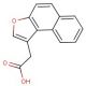 Naphtho[2,1-b]furan-1-yl-acetic acid (CAS 92262-75-4) - chemical structure image