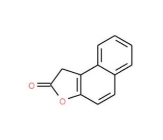 Naphtho[2,1-b]furan-2(1H)-one (CAS 4352-63-0) - chemical structure image