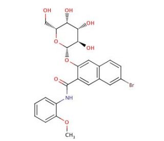 Naphthol AS-BI &beta;-D-galactopyranoside (CAS 51349-63-4) - chemical structure image