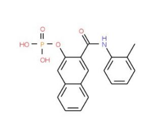 Naphthol AS-D phosphate (CAS 27580-13-8) - chemical structure image