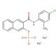 Naphthol AS-TR phosphate disodium salt (CAS 4264-93-1) - chemical structure image