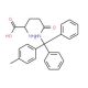 Ndelta-Methyltrityl-D-glutamine (CAS 200716-84-3) - chemical structure image