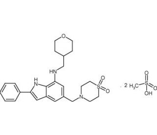 Necrox-5 methanesulfonate (CAS 1383718-29-3) - chemical structure image
