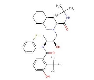 Nelfinavir-d3 - chemical structure image