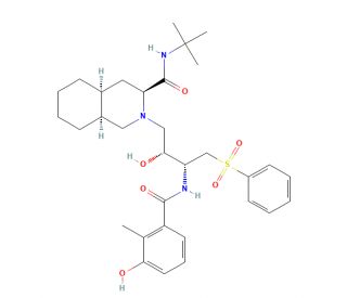 Nelfinavir Sulfone (CAS 1041389-29-0) - chemical structure image