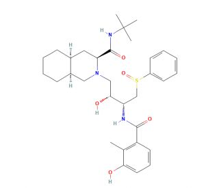 Nelfinavir Sulfoxide (CAS 1041389-28-9) - chemical structure image