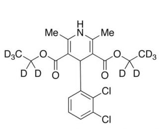 Nemadipine B-d10 (CAS 79925-38-5) - chemical structure image