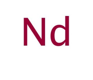Neodymium (CAS 7440-00-8) - chemical structure image