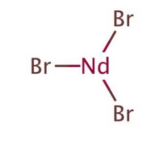 Neodymium(III) bromide (CAS 29843-90-1) - chemical structure image