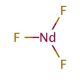 Neodymium(III) fluoride (CAS 13709-42-7) - chemical structure image