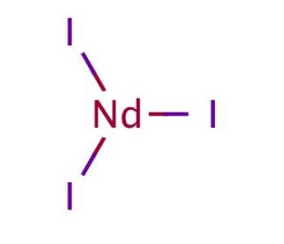 Neodymium(III) iodide (CAS 13813-24-6) - chemical structure image