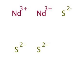 Neodymium sulfide (CAS 12035-32-4) - chemical structure image