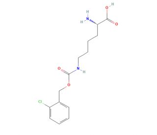 N&epsilon;-2-Chloro-Z-L-lysine (CAS 42390-97-6) - chemical structure image