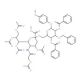 Neu5GcAc[1Me,4789Ac] alpha(2-6)Gal[24Bz,3Bn]-beta-MP - chemical structure image