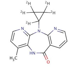 Nevirapine-d4 (CAS 1051418-95-1) - chemical structure image