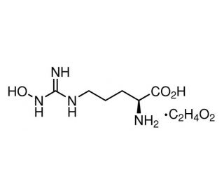NG-Hydroxy-L-arginine, Monoacetate Salt (CAS 53598-01-9) - chemical structure image