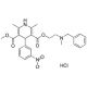 Nicardipine hydrochloride (CAS 54527-84-3) - chemical structure image
