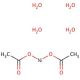 Nickel(II) acetate tetrahydrate (CAS 6018-89-9) - chemical structure image
