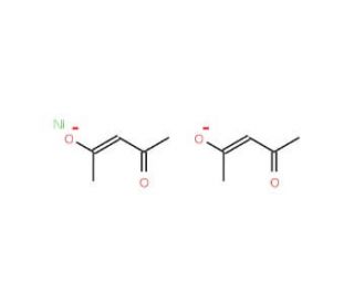 Nickel(II) acetylacetonate (CAS 3264-82-2) - chemical structure image