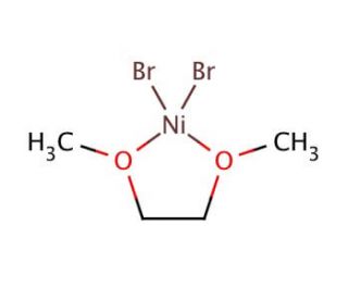 Nickel(II) bromide ethylene glycol dimethyl ether complex (CAS 28923-39-9) - chemical structure image
