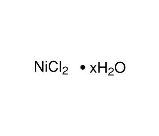 Nickel(II) chloride (CAS 7718-54-9) - chemical structure image