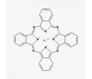 Nickel(II) phthalocyanine (CAS 14055-02-8) - chemical structure image