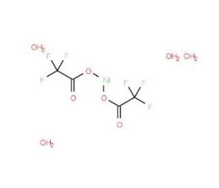 Nickel (II) trifluoroacetate tetrahydrate (CAS 151013-23-9) - chemical structure image