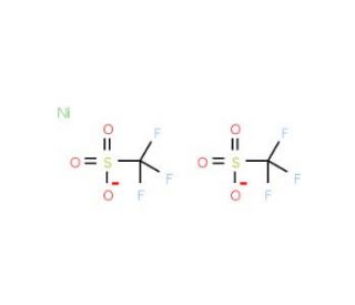 Nickel(II) trifluoromethylsulphonate (CAS 60871-84-3) - chemical structure image