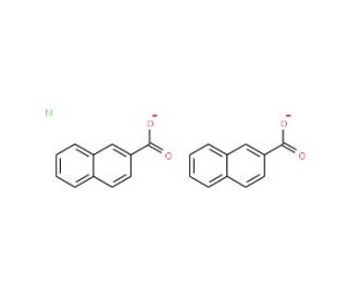 Nickel naphthenate, (5-12% Ni) (CAS 61788-71-4) - chemical structure image