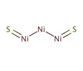 Nickel sulfide (CAS 12035-72-2) - chemical structure image