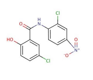 Niclosamide (CAS 50-65-7) - chemical structure image