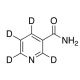 Nicotinamide-2,4,5,6-d4 (CAS 347841-88-7) - chemical structure image