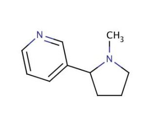 (&plusmn;)-Nicotine (CAS 22083-74-5) - chemical structure image