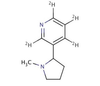 Nicotine-d4 (CAS 350818-69-8) - chemical structure image
