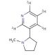 Nicotine-d4 (CAS 350818-69-8) - chemical structure image