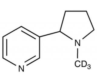 (&plusmn;)-Nicotine-methyl-d3 (CAS 69980-24-1) - chemical structure image
