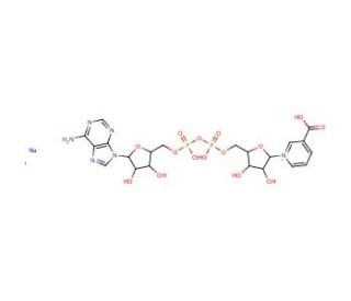 Nicotinic acid adenine dinucleotide sodium salt (CAS 104809-30-5) - chemical structure image