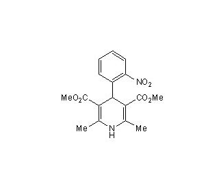 Nifedipine (CAS 21829-25-4) - chemical structure image