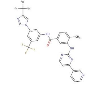 Nilotinib-d3 (CAS 1215678-43-5) - chemical structure image