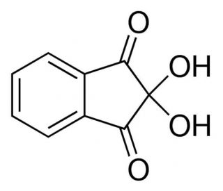 Ninhydrin reagent, 2% solution (CAS 485-47-2 (solid)) - chemical structure image