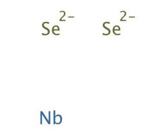 Niobium(IV) selenide (CAS 12034-77-4) - chemical structure image