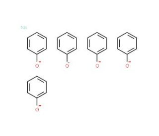Niobium phenoxide (CAS 16576-63-9) - chemical structure image