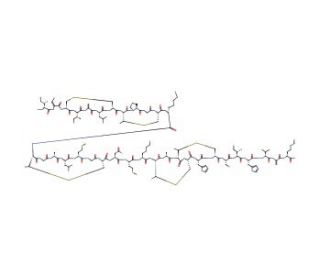 Nisin from Lactococcus lactis (CAS 1414-45-5) - chemical structure image
