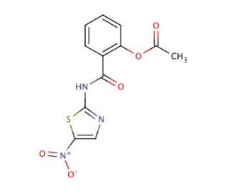 Nitazoxanide (CAS 55981-09-4) - chemical structure image