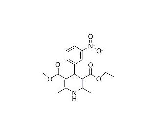 Nitrendipine (CAS 39562-70-4) - chemical structure image