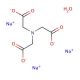 Nitrilotriacetic acid trisodium salt monohydrate (CAS 18662-53-8) - chemical structure image
