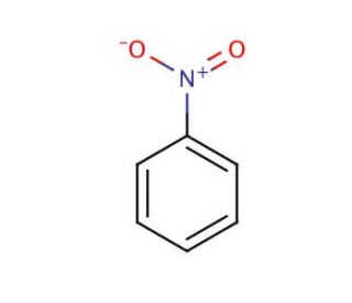Nitrobenzene (CAS 98-95-3) - chemical structure image