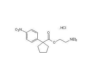 Nitrocaramiphen hydrochloride (CAS 98636-73-8) - chemical structure image