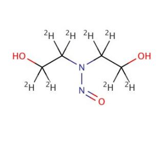 Nitrosobis(2-hydroxyethyl)amine-d8 (CAS 1173019-53-8) - chemical structure image