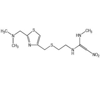 Nizatidine (CAS 76963-41-2) - chemical structure image